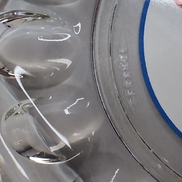 Vintage Sport O'keefe Beer Clear Glass Ashtray Made in France - Picture 7 of 7